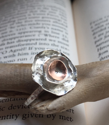 Copper Flower Ring