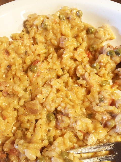 My Cucina Toscana: Pea & Pancetta Risotto