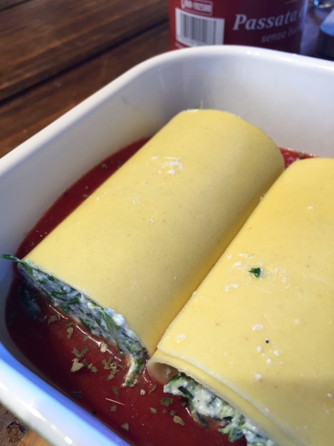 My Cucina Toscana: Cannelloni with Ricotta and&nbsp;Spinach