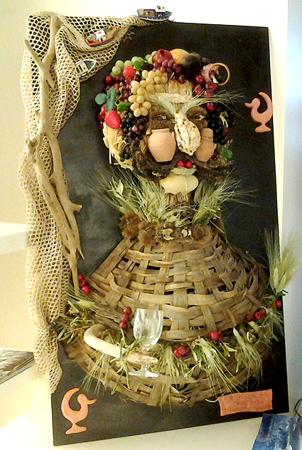 Bea La Maremma in un opera d'arte