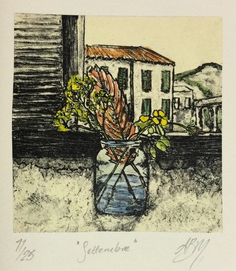 Settembre hand coloured