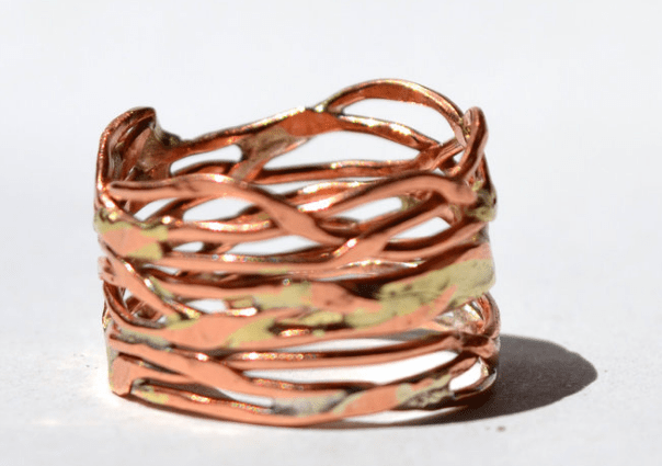 WIP Wednesday: net rings, picture jasper & tiger&nbsp;eye